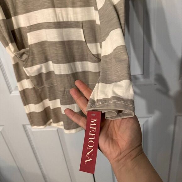 NWT Merona XL Lightweight Extra Long Hoodie,‎ Minidress Layer Cozy - Picture 7 of 9